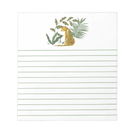 Bloco De Notas Selgle Leopardo