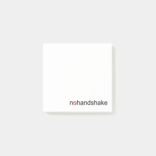 Bloco De Notas Sem aperto de mão (Frente)