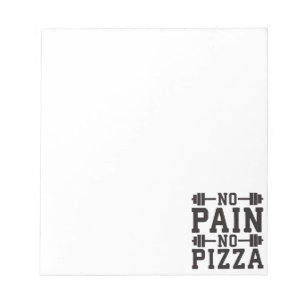 Bloco De Notas Sem Dor, Sem Pizza - Carboidratos - Novidade Engra