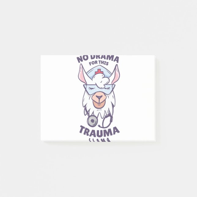 BLOCO DE NOTAS SEM DRAMA PARA ESTE TRAUMA LLAMA (Frente)