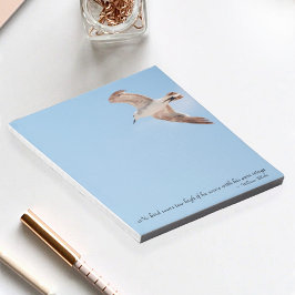 Bloco De Notas Sem Soares De Pássaros Muito Alto Azul Voando Azul