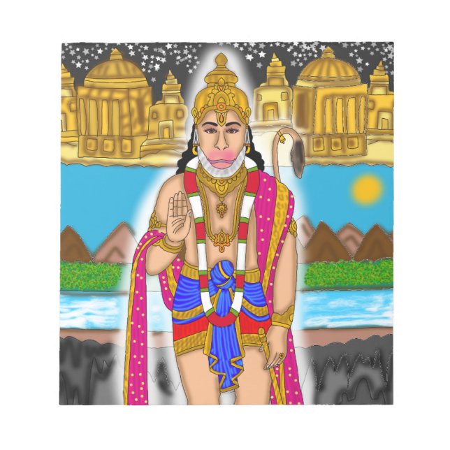 Bloco De Notas Senhor Hanuman (Frente)
