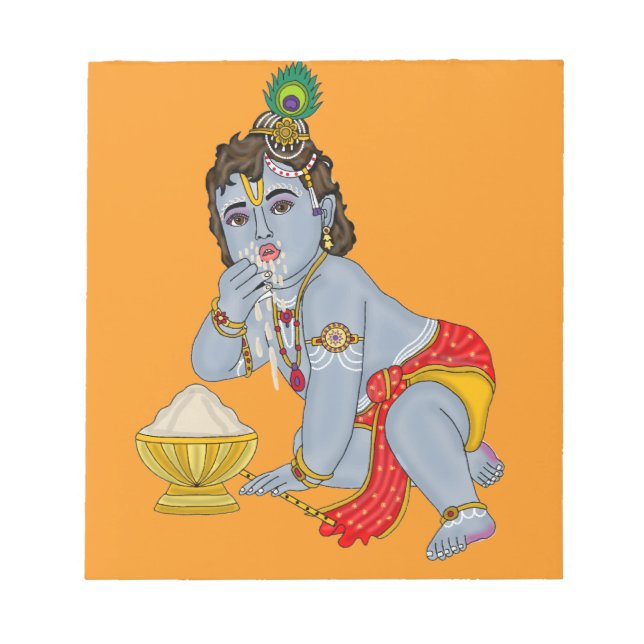 Bloco De Notas Senhor Krishna  (Frente)