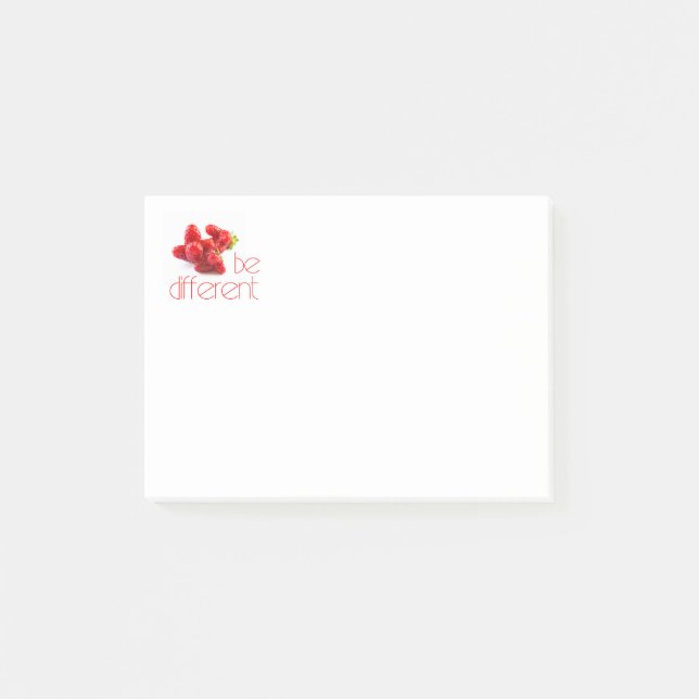 Bloco De Notas Ser diferente (Frente)