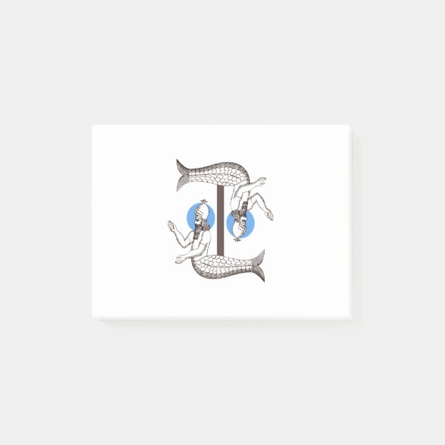 Bloco De Notas Sereia Tritão Imperador masculino (Frente)