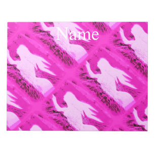 Bloco De Notas Sereias apontadoras rosa Thunder_Cove