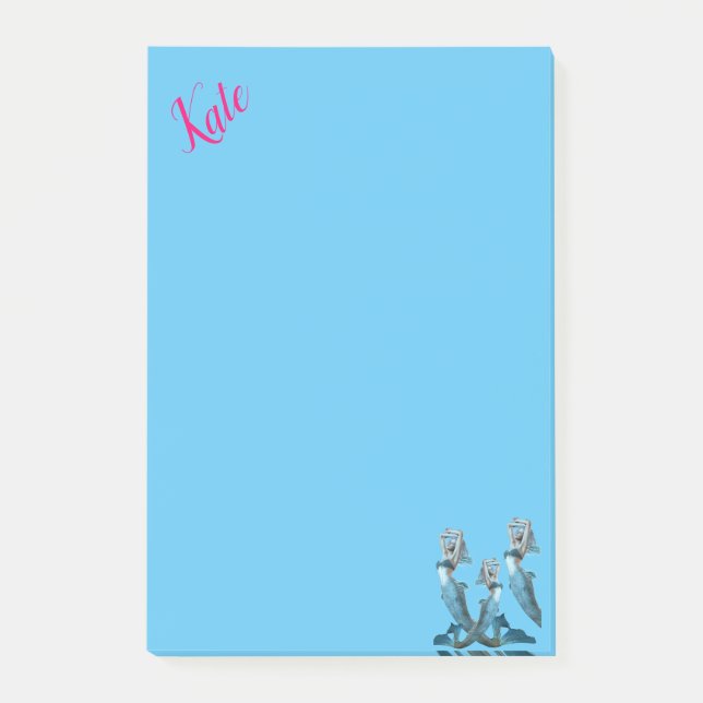 Bloco De Notas Sereias de Post-it Notes (Frente)