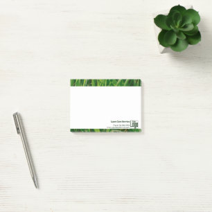 Bloco De Notas Serviço Simples de Manutenção de Jardins Logotipo 