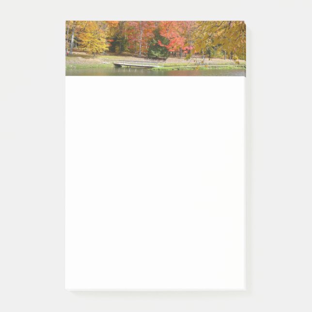 Bloco De Notas Sete Primaveras Call Bridge III Autumn Landscape (Frente)