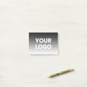Bloco De Notas Seu logotipo e moderno gradiente de cor editável