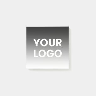 Bloco De Notas Seu logotipo e moderno gradiente de cor editável