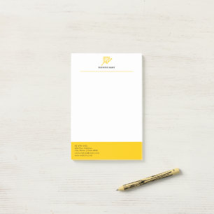 Bloco De Notas Seu logotipo Moderno Minimalista Contador de Neg