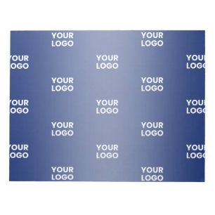 Bloco De Notas Seu Logotipo Simples Logotipo Repetitivo Gradiente