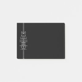 Bloco De Notas Seu nome como Alienígena Glifos - Preto Único