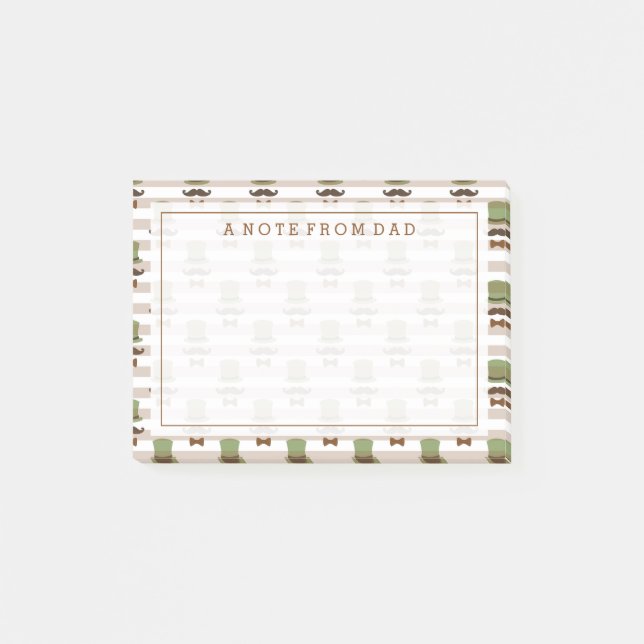 Bloco De Notas Seu texto | Alto bigode (Frente)