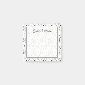 Bloco De Notas Seu texto | Notas Musicais
