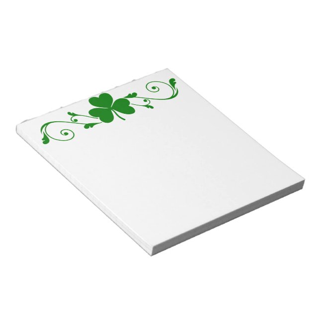 Bloco De Notas Shamrock Garland (Inclinado)