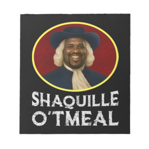 Bloco De Notas Shaquille Oatlight Engraçado Meme