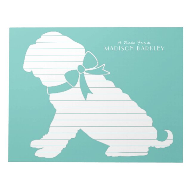 Bloco De Notas Shar Pei Dog Puppy (Frente)