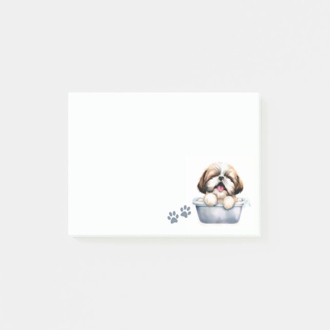 Bloco De Notas Shih Tzu Dog (Frente)
