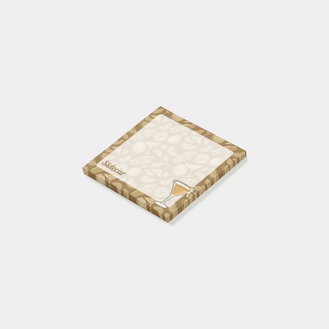 Bloco De Notas Sidecar Cocktail (Inclinado)