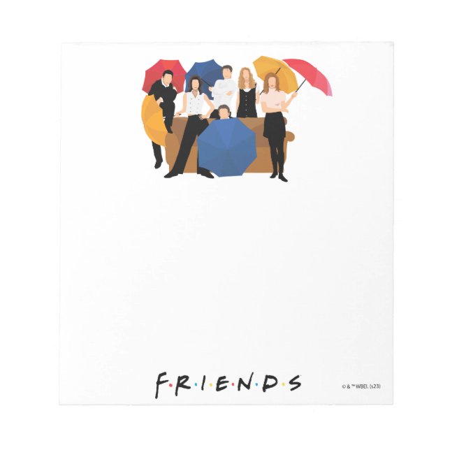 Bloco De Notas Silhueta de Personagem FRIENDS™ (Frente)