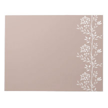 Silhueta Vertical Graceful M1 Flora Branca