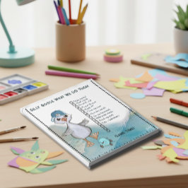 Bloco De Notas Silly Goose Boy Custom Daily Routine Checklist