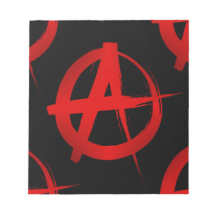 Bloco De Notas Símbolo de anarquia