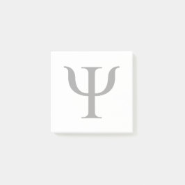 Bloco De Notas Símbolo de Ciência da Psicologia Nota de Posto