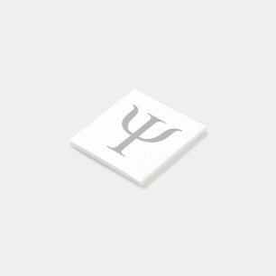 Bloco De Notas Símbolo de Ciência da Psicologia Nota de Posto