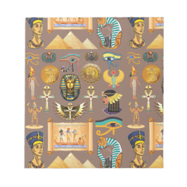 Bloco De Notas Símbolo de Padrão Hieroglífico do Antigo Egito