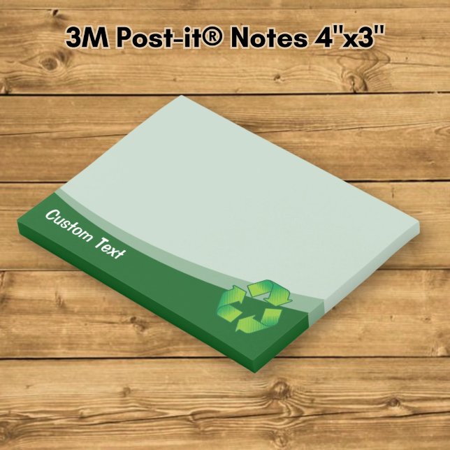 Bloco De Notas Símbolo de reciclagem (Criador carregado)