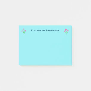 Bloco De Notas Símbolo Floral bonito Design Personalizado