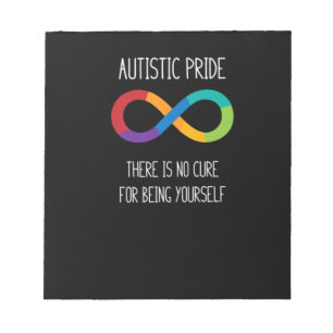 Bloco De Notas Símbolo Infinito Autismo Neurodiversidade T Camis