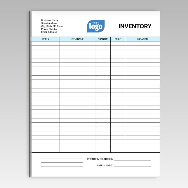 Bloco De Notas Simple Custom Logo Business Inventory Notepad (Criador carregado)