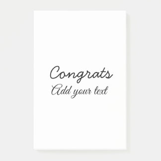 Bloco De Notas Simple minimal congratulations graduation add your