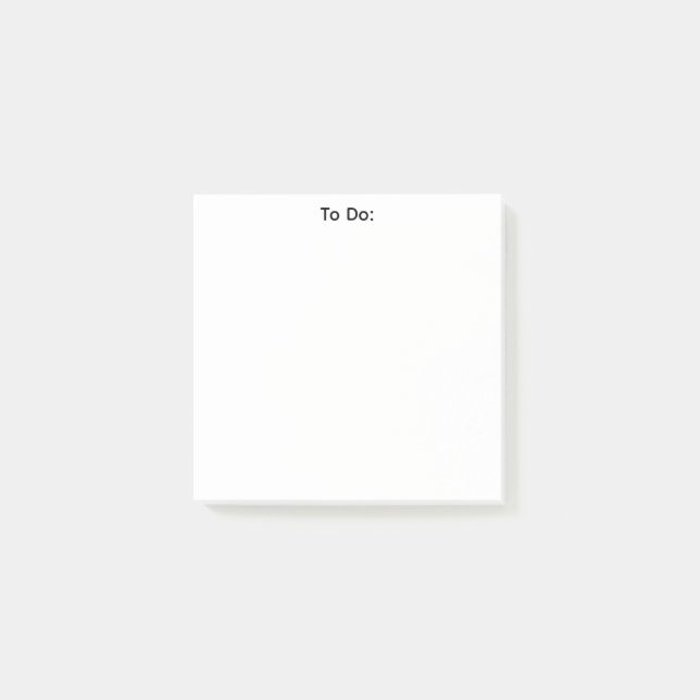 Bloco De Notas Simple To Do List - Notes (Frente)