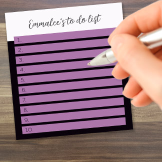 Bloco De Notas Simples Blocos de Notas Personalizados Branco e Ma