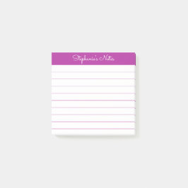 Bloco De Notas Simples Blocos de Notas Personalizados Rosa Escuro