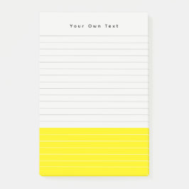 Bloco De Notas Simples Colorblock de Pastel Moderno