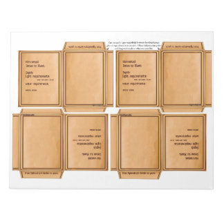 Bloco de Notas Simples de Pacote de Sementes DIY