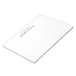 Bloco De Notas Simples Elegante Da Minha Mesa De Trabalho
