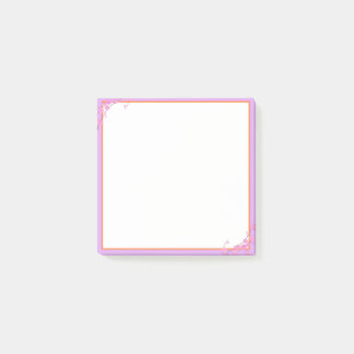 Bloco De Notas Simples Floral Posit It