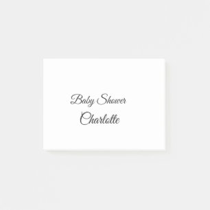 Bloco De Notas SIMPLES MINIMAL.CUTE ADICIONE O NOME DO BEBÊ baby
