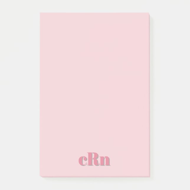 Bloco De Notas Simples Minimal Profissional Rosa & Vermelho Femin (Frente)