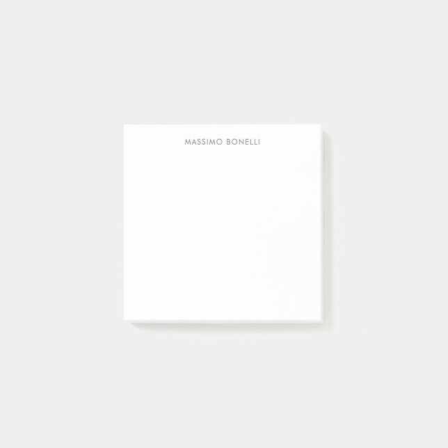Bloco De Notas Simples Moderno Elegante  (Frente)