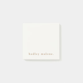 Bloco De Notas Simples Tipografia Boho