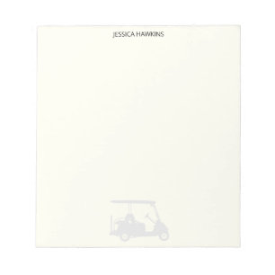 Bloco De Notas Simples Ventilador de Golfe Carrinho de Golfe Pess