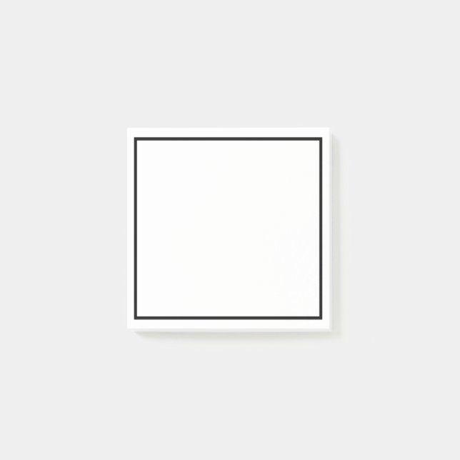 BLOCO DE NOTAS SIMPLESMENTE AS SUAS NOTAS DE POSTO-IT DO MONOGRAM (Frente)